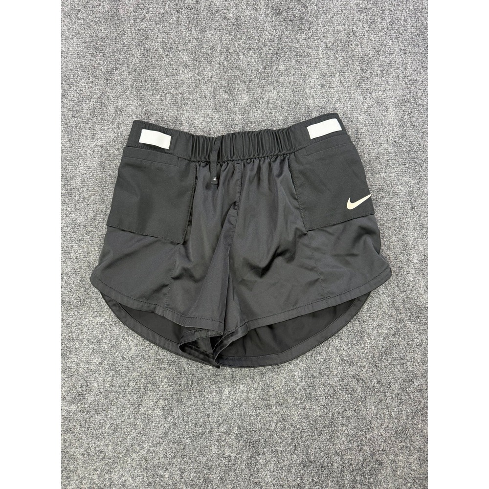 Nike girls Dri-FIT Black Running Shorts Size M